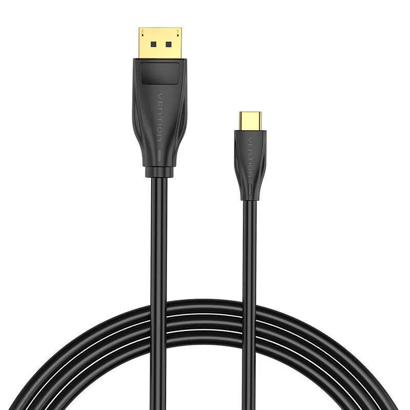 Vention USB 2.0 Cable USB-C male - USB-C / DisplayPort Μαύρο 2m CGYBH - Image 1