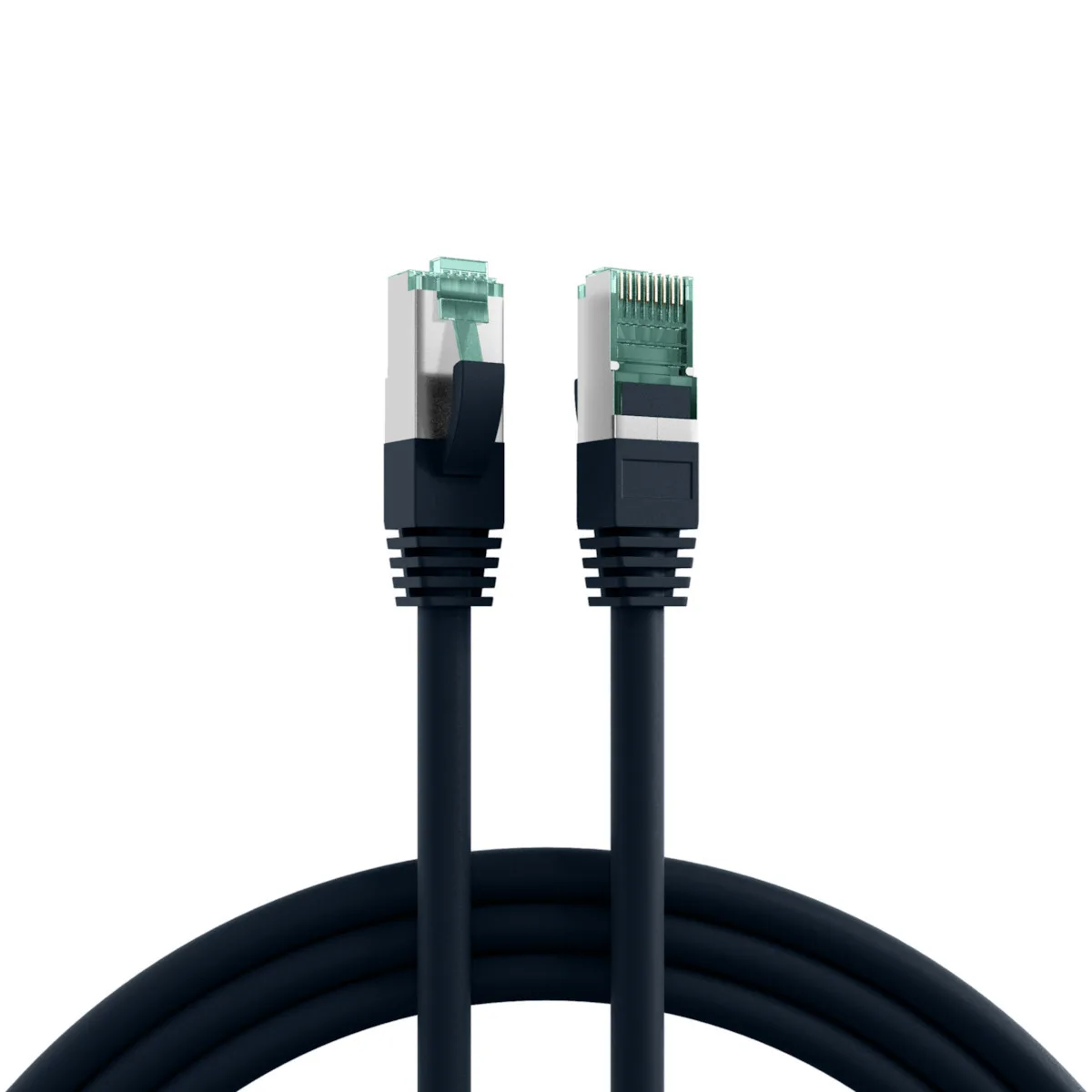 EFB S/FTP Cat.6a (Gigabit) Καλώδιο Δικτύου Ethernet 25m Μαύρο MK6001.25B - Image 1
