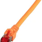EFB S/FTP Cat.6 (Gigabit) Καλώδιο Δικτύου Ethernet 0.25m Πορτοκαλί K5516.0,25
