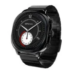 HiFuture AIX Stainless Steel Αδιάβροχο Smartwatch με Παλμογράφο (Μαύρο)
