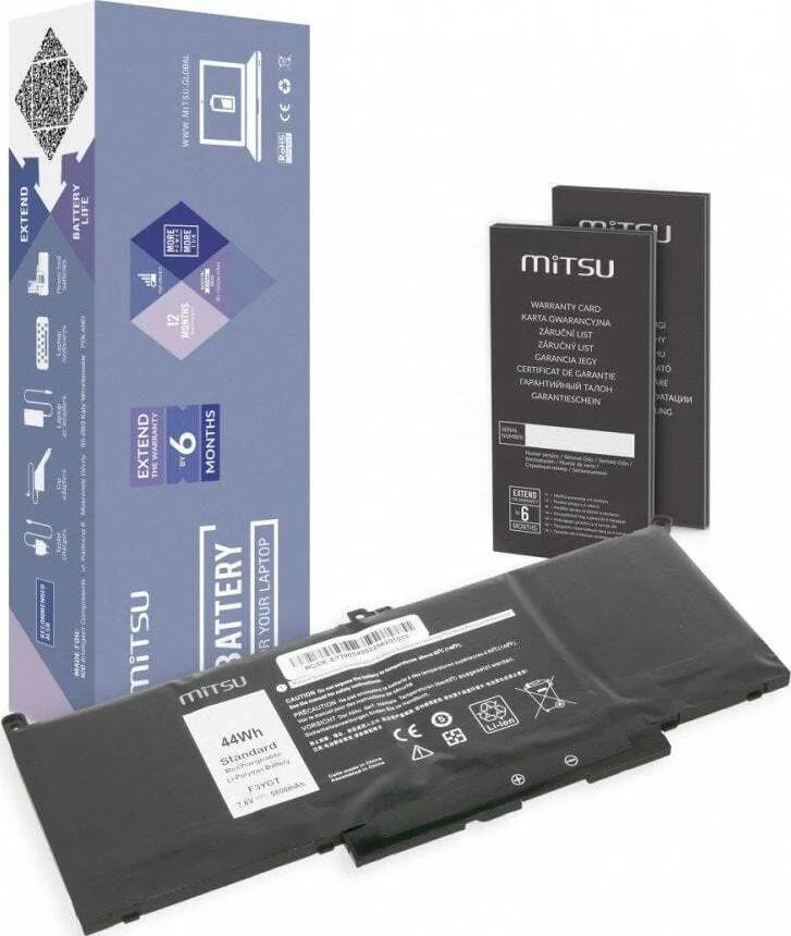 Mitsu Συμβατή Μπαταρία για Dell Latitude 7390, 7490 με 5800mAh (5BM744-BC/DE-E7390S) - Image 1