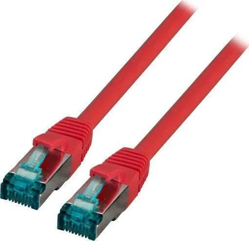 EFB S/FTP Cat.6a (Gigabit) Καλώδιο Δικτύου Ethernet 5m Κόκκινο MK6001.5R - Image 1