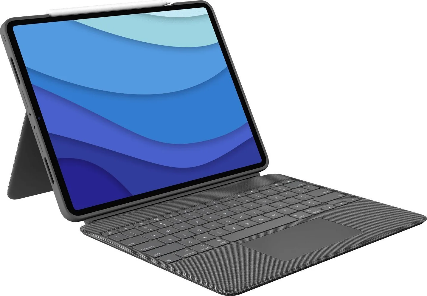 Logitech Combo Touch Flip Cover με Πληκτρολόγιο στα Αγγλικά US Γκρι (iPad Pro 2021 12.9" / iPad Pro 2022 12.9'') - Image 1