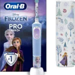 Oral-B Vitality Pro Παιδική Ηλεκτρική Οδοντόβουρτσα με Χρονόμετρο για 3+ Χρονών Frozen με Θήκη Ταξιδίου