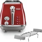 De'Longhi Icona CTOC2103.R Φρυγανιέρα 2 Θέσεων 900W Γκρι