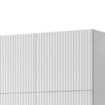 Κομοδίνο Pafos Ξύλινο Λευκό 90x55.5x45cm