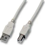 EFB USB 2.0 Cable USB-A male - USB-B male Γκρι 1m K5255.1