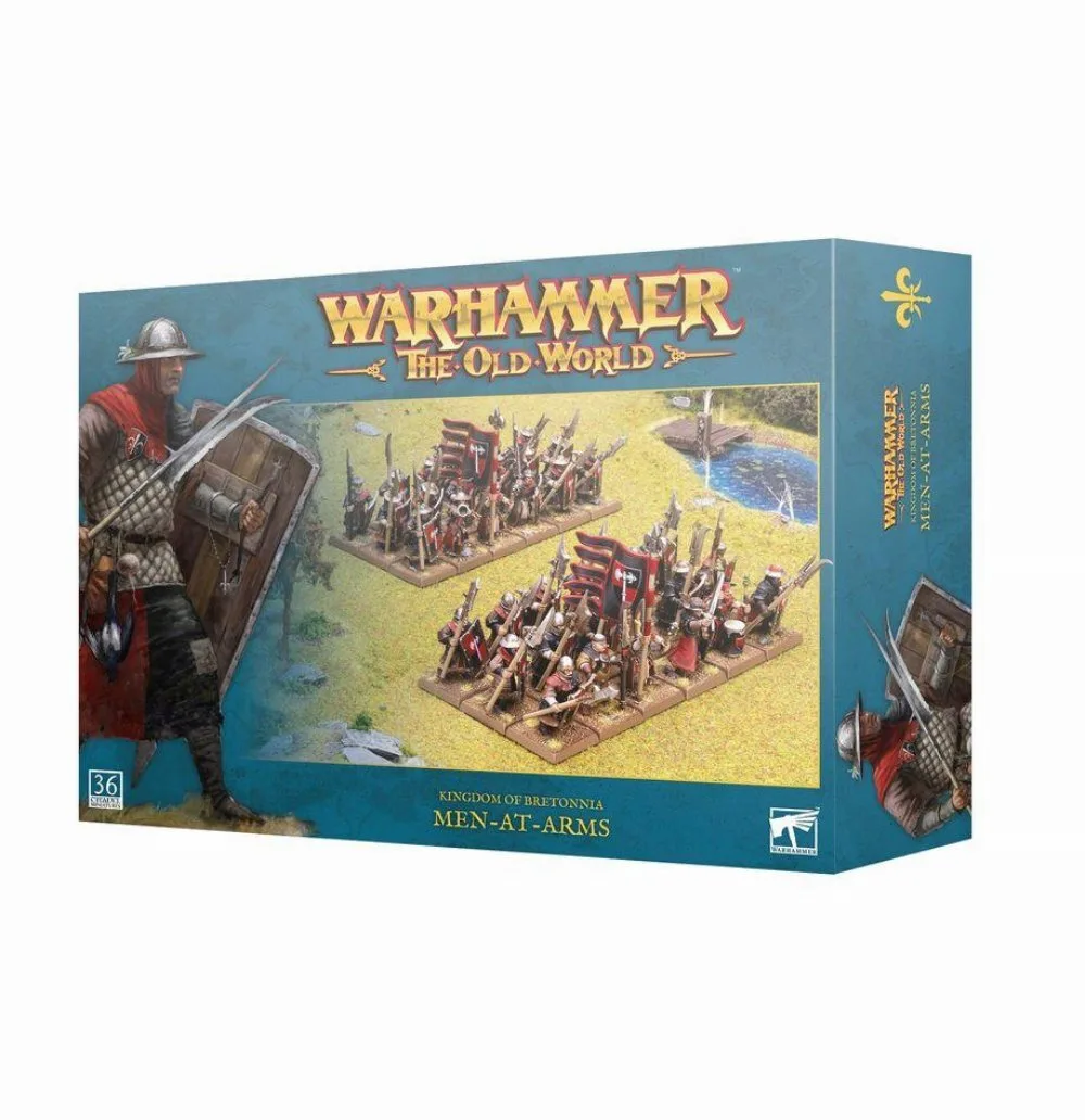 Games Workshop Warhammer Warhammer: The Old World - Kingdom Of Bretonnia: Men-at-arms Figure - Image 1