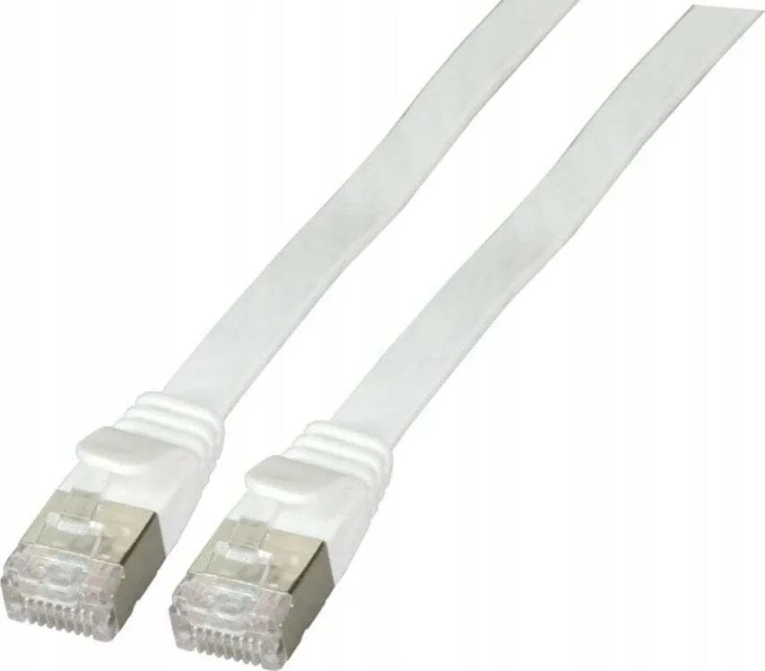 EFB Flat U/FTP (STP) Cat.6 (Gigabit) Καλώδιο Δικτύου Ethernet 1m Λευκό K5545WS.1 - Image 1