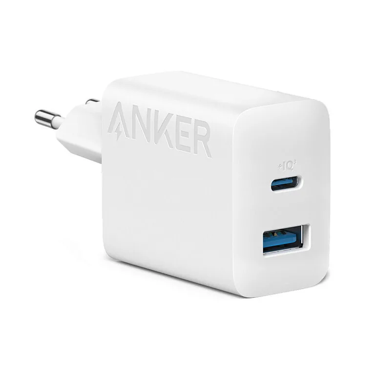 Anker Φορτιστής Χωρίς Καλώδιο με Θύρα USB-A και Θύρα USB-C 20W Λευκός (312) - Image 1