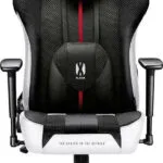 Diablo X-Player 2.0 Normal Size Υφασμάτινη Καρέκλα Gaming με Ρυθμιζόμενα Μπράτσα Μαύρο / Λευκό