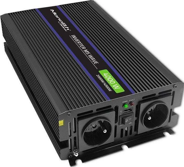 20240515112952_qoltec_inverter_aytokinitou_4000w_gia_metatropi_12v_dc_se_230v_ac_51928.jpeg Qoltec Inverter Αυτοκινήτου Τροποποιημένου Ημιτόνου 4000W για Μετατροπή 12V DC σε 230V AC 51928 - Image 1