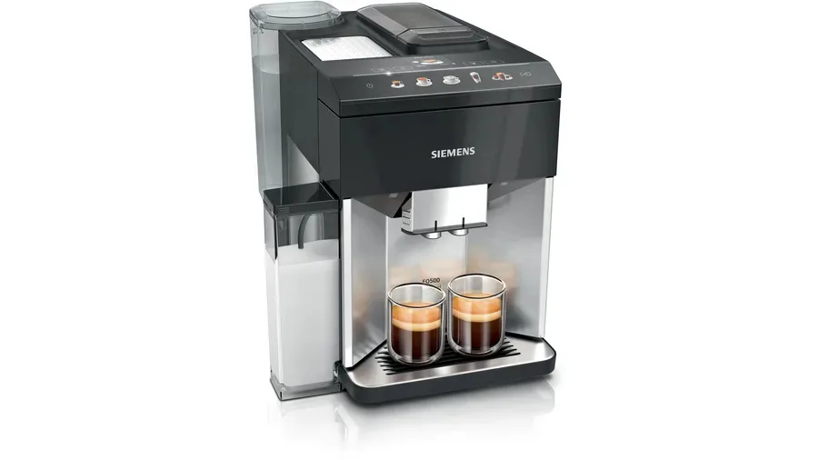 20240515132445_siemens_eq_500_tq517d03_aytomati_michani_espresso_1500w_piesis_15bar_me_mylo_alesis_asimi.jpeg Siemens Αυτόματη Μηχανή Espresso 1500W Πίεσης 15bar με Μύλο Άλεσης Ασημί TQ517D03 - Image 1