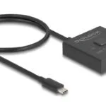 DeLock Usb-c Switch 18911 2 Σε 1 Bidirectional 10gbps 8k 100w KVM & Data Switch 18911
