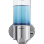Simplehuman Επιτοίχιο Dispenser από Ανοξείδωτο Ατσάλι Γκρι 444ml