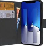 Pedea Book Σιλικόνης / Δερμάτινο / Πλαστικό Μαύρο (iPhone 14)