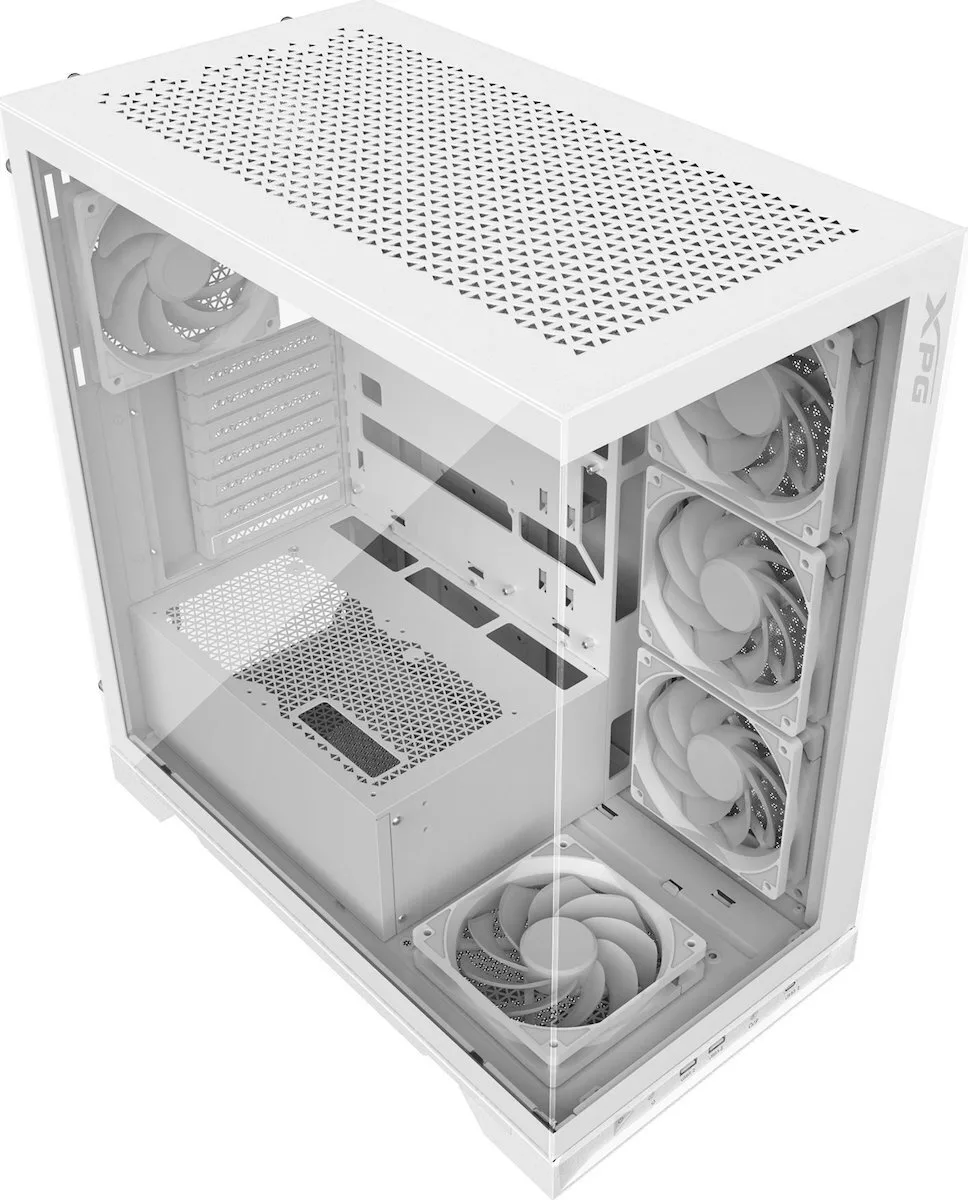 Adata Invader X Gaming Midi Tower Κουτί Υπολογιστή με Πλαϊνό Παράθυρο Λευκό - Image 1