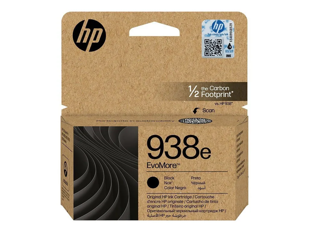 HP 938E Evomore Γνήσιο Μελάνι Εκτυπωτή InkJet Μαύρο (4S6Y2PE) - Image 1
