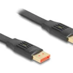 DeLock Cable DisplayPort male - DisplayPort male 2m Μαύρο (81006)