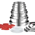Tefal Ingenio Emotion Σετ Μαγειρικά Σκεύη από Ανοξείδωτο Ατσάλι με Αντικολλητική Επίστρωση L897SK04 20τμχ
