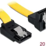 Delock Sata Sata 0,2 M Yellow 82819