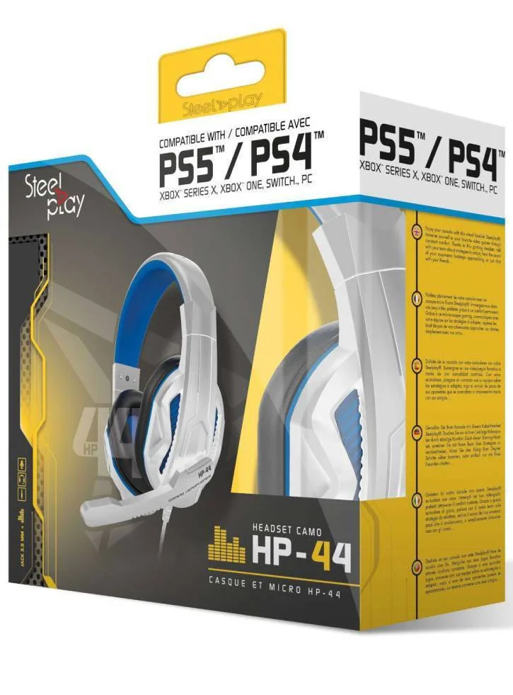 20240606134810_steelplay_hp44_over_ear_gaming_headset_me_syndesi_3_5mm_leyko.jpeg Steelplay HP44 Over Ear Gaming Headset με σύνδεση 3.5mm Λευκό for PC / PS4 / PS5 / XBOX - Image 1