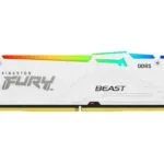 Kingston Fury Beast RGB DDR5 με Module 1x16GB και Ταχύτητα 6000 για Desktop KF560C30BWEA-16