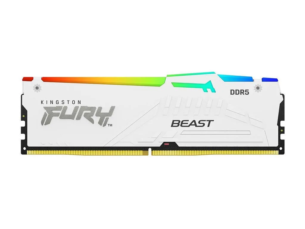 Kingston Fury Beast RGB DDR5 με Module 1x32GB και Ταχύτητα 6000 για Desktop KF560C30BWEA-32 - Image 1