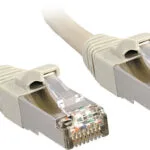Lindy S/FTP Cat.6 (Gigabit) Καλώδιο Δικτύου Ethernet 15m Γκρι 45588