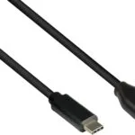Good Connections USB 3.0 Cable USB-C male - USB-A 100W PD Μαύρο 1m GC-M0127