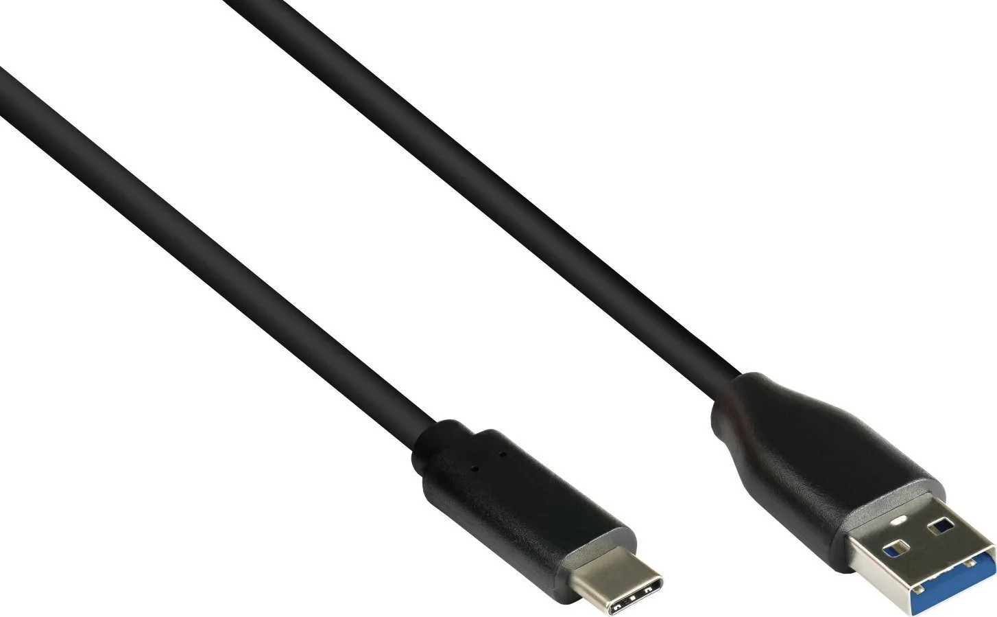 Good Connections USB 3.0 Cable USB-C male - USB-A 100W PD Μαύρο 1m GC-M0127 - Image 1