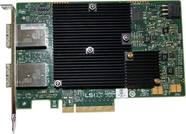 20240611132948_lsi_pcie_3_0_x16_controller_4x_sff_8644_sas_9302_16e_05_25688_00.jpeg Lsi Pcie 3.0 X16 Controller 4x Sff-8644 Sas 9302-16e 05-25688-00 - Image 1