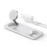Anker Φορτιστής Magsafe και Καλώδιο USB-C - USB-C 15W Λευκός (MagGo)