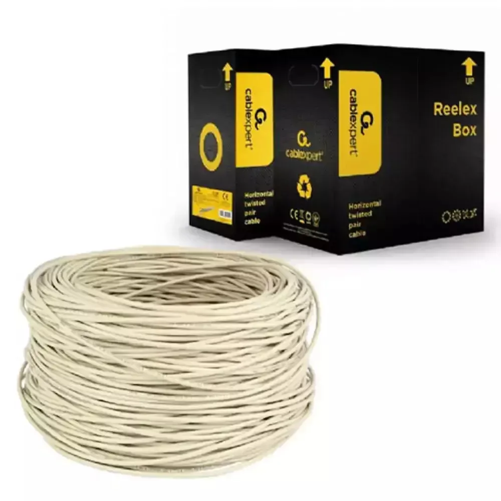 20240617113819_cablexpert_u_utp_cat_6_kalodio_diktyou_ethernet_choris_akrodektes_305m_gri_1tmch_upc_6004se_l.jpeg Cablexpert U/UTP Cat.6 (Gigabit) Καλώδιο Δικτύου Ethernet χωρίς ακροδέκτες 305m Γκρι UPC-6004SE-L - Image 1
