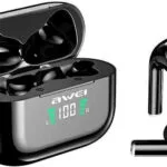Awei T29P In-ear Bluetooth Handsfree Ακουστικά με Αντοχή στον Ιδρώτα και Θήκη Φόρτισης Μαύρα