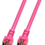 EFB S/FTP Cat.6 (Gigabit) Καλώδιο Δικτύου Ethernet 7.5m Ροζ K5519.7,5