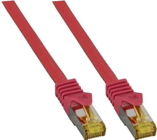 EFB S/FTP Cat.6a (Gigabit) Καλώδιο Δικτύου Ethernet 10m Κόκκινο MK7001.10R - Image 1