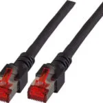EFB S/FTP Cat.6 (Gigabit) Καλώδιο Δικτύου Ethernet 7.5m Μαύρο K5515.7,5