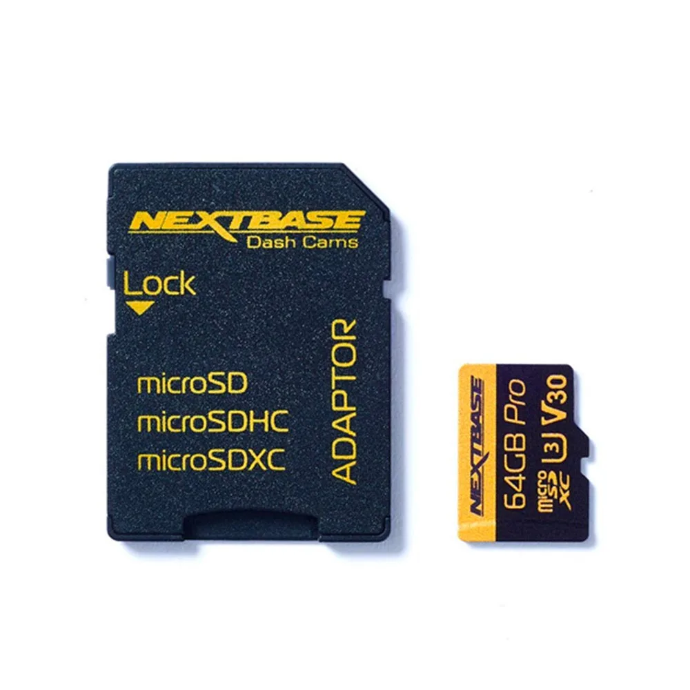 NextBase SDXC 64GB U3 V30 30MB/s με αντάπτορα - Image 1