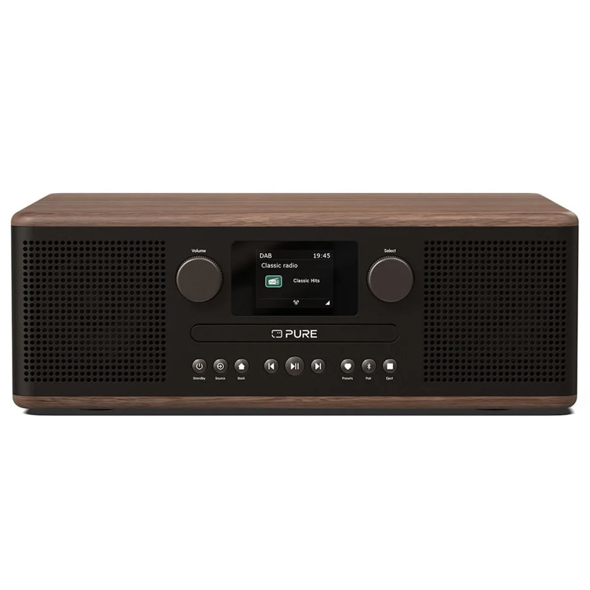20240621111842_pure_ichosystima_c_d6_me_cd_player_kai_bluetooth_mayro.jpeg Pure Ηχοσύστημα 2.0 C-D6 με CD Player και Bluetooth Μαύρο - Image 1