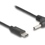 Καλώδιο Usb Power Delock 85393 90° Angled Usb-c Male Dc 3.5 X 1.35 Mm 5v 1.5m Black 85393