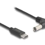 Καλώδιο Usb Power Delock 85398 90° Angled Usb-c Male Dc 5.5 X 2.1 Mm 5v 1.5m Black 85398