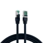 EFB S/FTP Cat.6a (Gigabit) Καλώδιο Δικτύου Ethernet 30m Μαύρο MK6001.30B