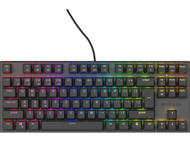Genesis Thor 303 TKL Gaming Μηχανικό Πληκτρολόγιο Tenkeyless με Outemu Brown διακόπτες και RGB φωτισμό (Αγγλικό US) - Image 1