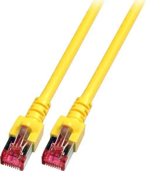 EFB S/FTP Cat.6 (Gigabit) Καλώδιο Δικτύου Ethernet 0.15m Κίτρινο K5511.0,15 - Image 1
