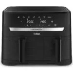 Tefal Dual Easy Air Fryer με Διπλό Αποσπώμενο Κάδο 8.3lt Μαύρο