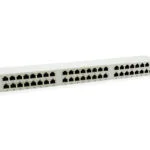 Equip Patch Panel Shielded για Rack 1U 19" 10 Θυρών cat6 Γκρι 326349
