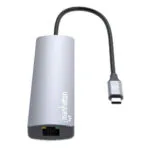 Manhattan USB-C Docking Station με HDMI 4K PD Ethernet Γκρι (153966)