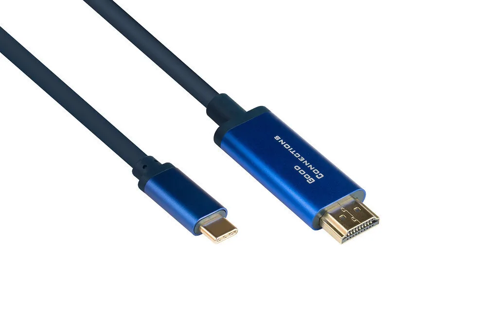Good Connections Cable HDMI male - USB-C male 2m Μπλε 4520-CSF020B - Image 1