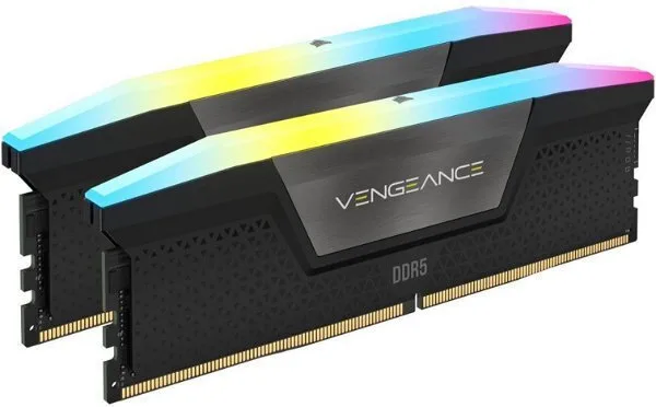 Corsair Vengeance RGB XMP DDR5 64GB RAM με 2x32GB Modules και Ταχύτητα 5600 για Desktop CMH64GX5M2B5600C40 - Image 1